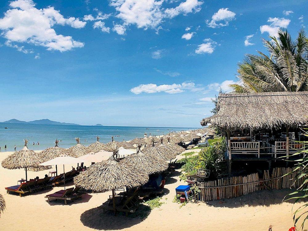 A canvas of blues and golds, painted fresh every day by the ocean itself